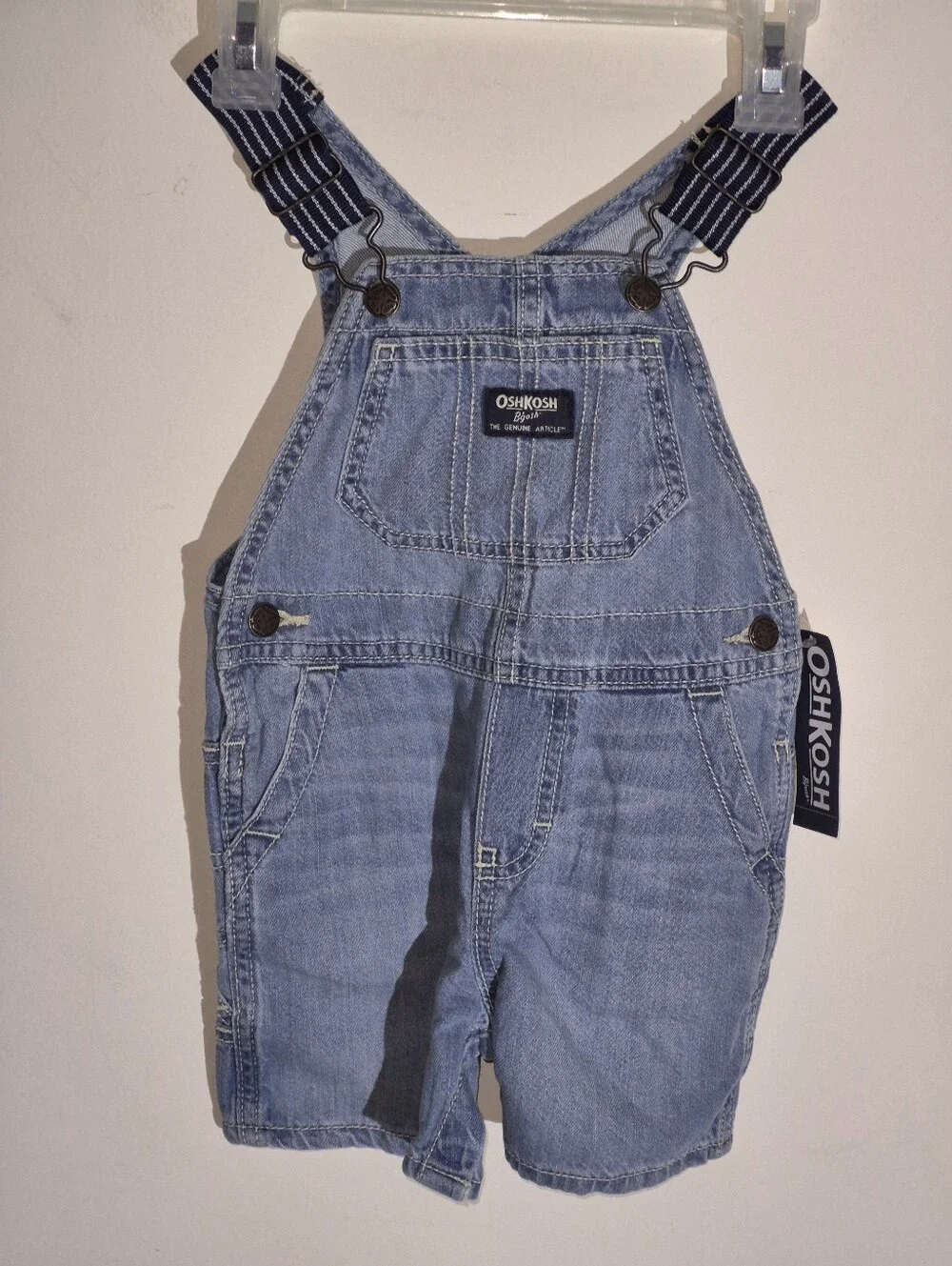 OshKosh B'gosh Light Blue Denim Shortalls
